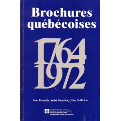 Brochures québécoises 1764-1972 