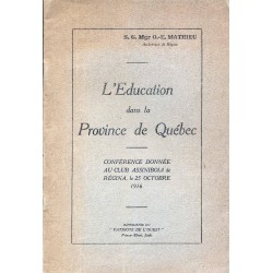 L'Éducation dans la Province de Québec 