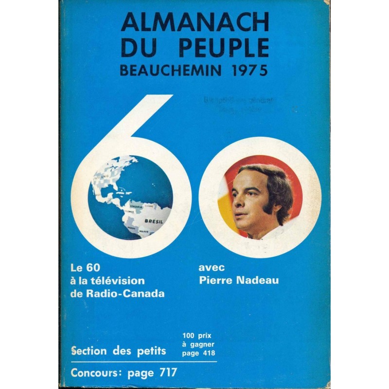 Almanach du Peuple Beauchemin 1975 