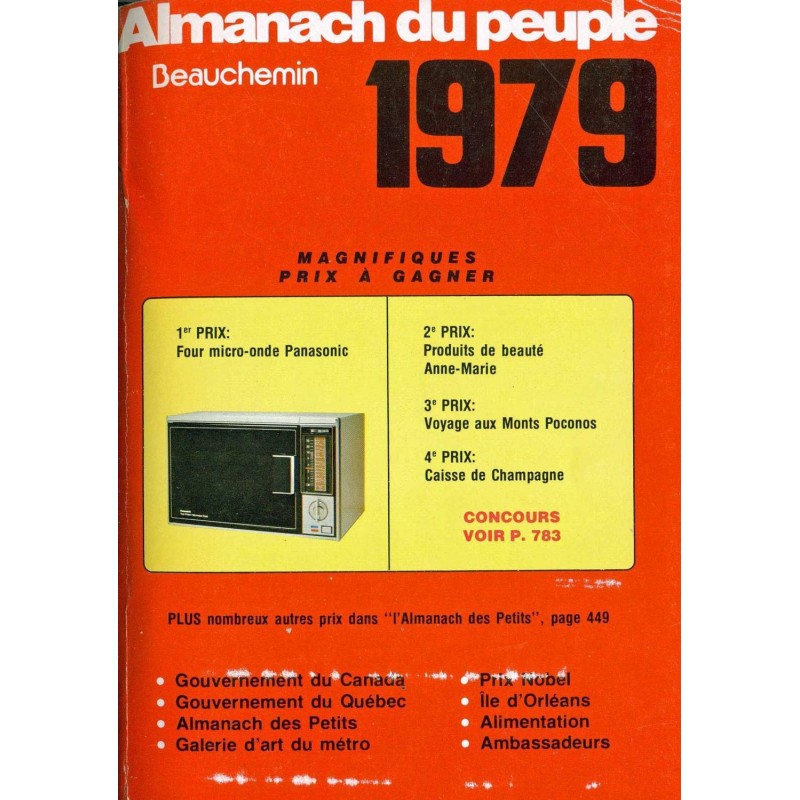 Almanach du Peuole Beauchemin 1979 