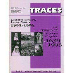 Traces Volume 33 N 5 / Octobre 1995 