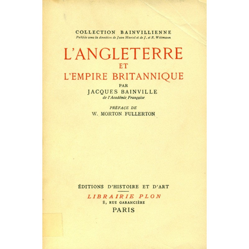 L'Angleterre et l'Empire Britanique 