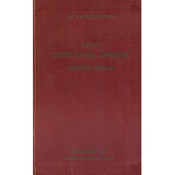 Petit code civil annoté de la Province de Québec 1950 