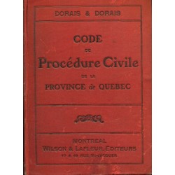 Code de procédure civile de la province de Québec 