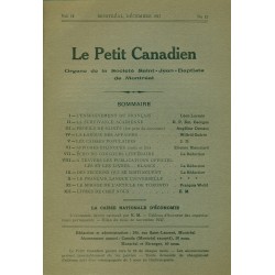 Le Petit Canadien - Volume 14 - Décembre 1917 - Numéro 12 