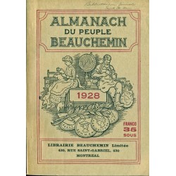 Almanach du peuple Beauchemin 1928 