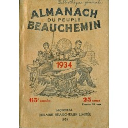 Almanach du peuple Beauchemin 1934 