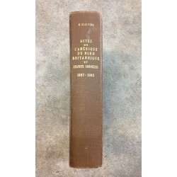 Actes de l'Amérique du Nord Britanique et statuts connexes 1867-1962 