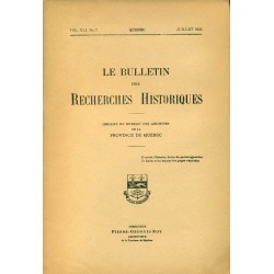 LE BULLETIN DES RECHERCHES HISTORIQUES VOL XLI, NO 7 – JUILLET 1935 