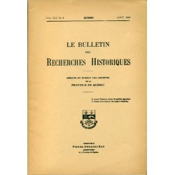 LE BULLETIN DES RECHERCHES HISTORIQUES VOL XLI, NO 8 – AOÛT 1935 