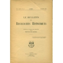 LE BULLETIN DES RECHERCHES HISTORIQUES VOL XXXIV, NO 2 – FÉVRIER 1928 