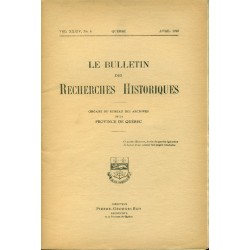 LE BULLETIN DES RECHERCHES HISTORIQUES VOL XXXIV, NO 4 – AVRIL 1928 