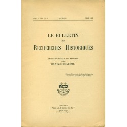 LE BULLETIN DES RECHERCHES HISTORIQUES VOL XXXI, NO 5 – MAI 1925 