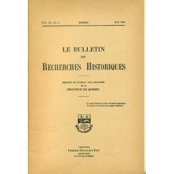 LE BULLETIN DES RECHERCHES HISTORIQUES VOL XL, NO 5 – MAI 1934 