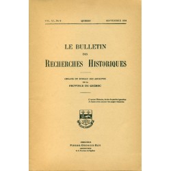 LE BULLETIN DES RECHERCHES HISTORIQUES VOL XL, NO 9 – SEPTEMBRE 1934 