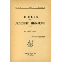 LE BULLETIN DES RECHERCHES HISTORIQUES VOL XL, NO 11 – NOVEMBRE 1934 