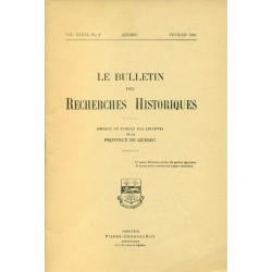 LE BULLETIN DES RECHERCHES HISTORIQUES VOL XXXVI, NO 2 – FÉVRIER 1930 