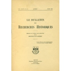 LE BULLETIN DES RECHERCHES HISTORIQUES VOL XXXVI, NO 3 – MARS 1930 