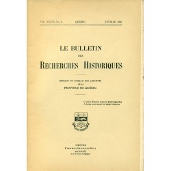 LE BULLETIN DES RECHERCHES HISTORIQUES VOL XXXVI, NO 2 – FÉVRIER 1930 
