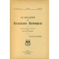LE BULLETIN DES RECHERCHES HISTORIQUES VOL XXXVI, NO 4 – AVRIL 1930 