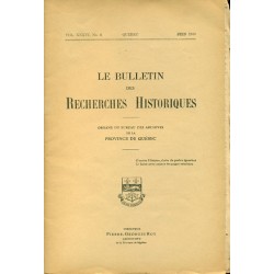 LE BULLETIN DES RECHERCHES HISTORIQUES VOL XXXVI, NO 6 – JUIN 1930 