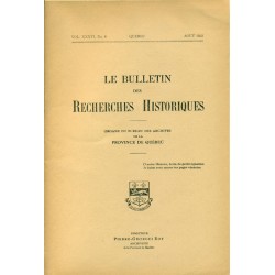 LE BULLETIN DES RECHERCHES HISTORIQUES VOL XXXVI, NO 8 – AOÛT 1930 
