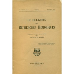 LE BULLETIN DES RECHERCHES HISTORIQUES VOL XXXIII, NO 2 – FÉVRIER 1927 