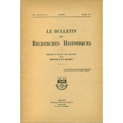 LE BULLETIN DES RECHERCHES HISTORIQUES VOL XXXIII, NO 3 – MARS 1927 