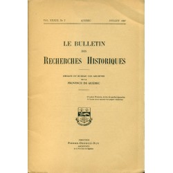 LE BULLETIN DES RECHERCHES HISTORIQUES VOL XXXIII, NO 7 – JUILLET 1927 