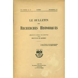 LE BULLETIN DES RECHERCHES HISTORIQUES VOL XXXIII, NO 12 – DÉCEMBRE 1927 