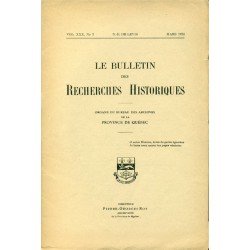 LE BULLETIN DES RECHERCHES HISTORIQUES VOL XXX, NO 3 – MARS 1924 