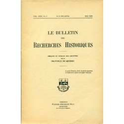 LE BULLETIN DES RECHERCHES HISTORIQUES VOL XXX, NO 5 – MAI 1924 