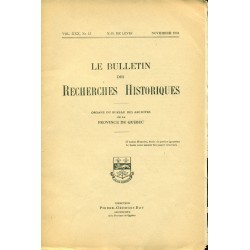 LE BULLETIN DES RECHERCHES HISTORIQUES VOL XXX, NO 11 – NOVEMBRE 1924 