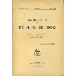 LE BULLETIN DES RECHERCHES HISTORIQUES VOL XLII, NO 8 – AOÛT 1936 