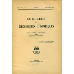 LE BULLETIN DES RECHERCHES HISTORIQUES VOL XLII, NO 9 – SEPTEMBRE 1936 