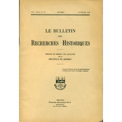 LE BULLETIN DES RECHERCHES HISTORIQUES VOL XLII, NO 10 – OCTOBRE 1936 