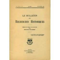 LE BULLETIN DES RECHERCHES HISTORIQUES VOL XLII, NO 12 – DÉCEMBRE 1936 