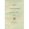 RAPPORT DE L'ARCHIVISTE DE LA PROVINCE DE QUÉBEC POUR 1930-1931 