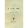 RAPPORT DE L'ARCHIVISTE DE LA PROVINCE DE QUÉBEC POUR 1931-1932 