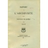 RAPPORT DE L'ARCHIVISTE DE LA PROVINCE DE QUÉBEC POUR 1936-1937 