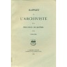 RAPPORT DE L'ARCHIVISTE DE LA PROVINCE DE QUÉBEC POUR 1925-1926 