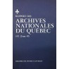 RAPPORT DES ARCHIVES NATIONALES DU QUÉBEC 1971 (TOME 49) 