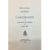 RAPPORT DE L'ARCHIVISTE DE LA PROVINCE DE QUÉBEC POUR 1944-1945 