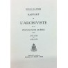 RAPPORT DE L'ARCHIVISTE DE LA PROVINCE DE QUÉBEC POUR 1957-1958 - 1958-1959 