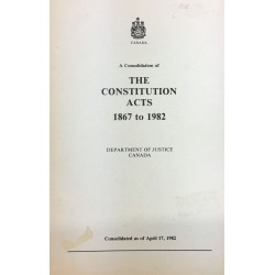 LOIS CONSTITUTIONNELLES DE 1867 À 1982 