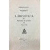 RAPPORT DE L'ARCHIVISTE DE LA PROVINCE DE QUÉBEC POUR 1942-1943 