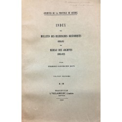RECHERCHES HISTORIQUES - BULLETIN D'ARCHÉOLOGIE, D'HISTOIRE, DE BIOGRAPHIE, DE BIBLIOGRAPHIE, DE NUMISMATIQUE, ETC ETC - VOLUME 