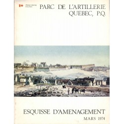 Parc de l'Artillerie Québec PQ Esquisse d'aménagement mars 1974 