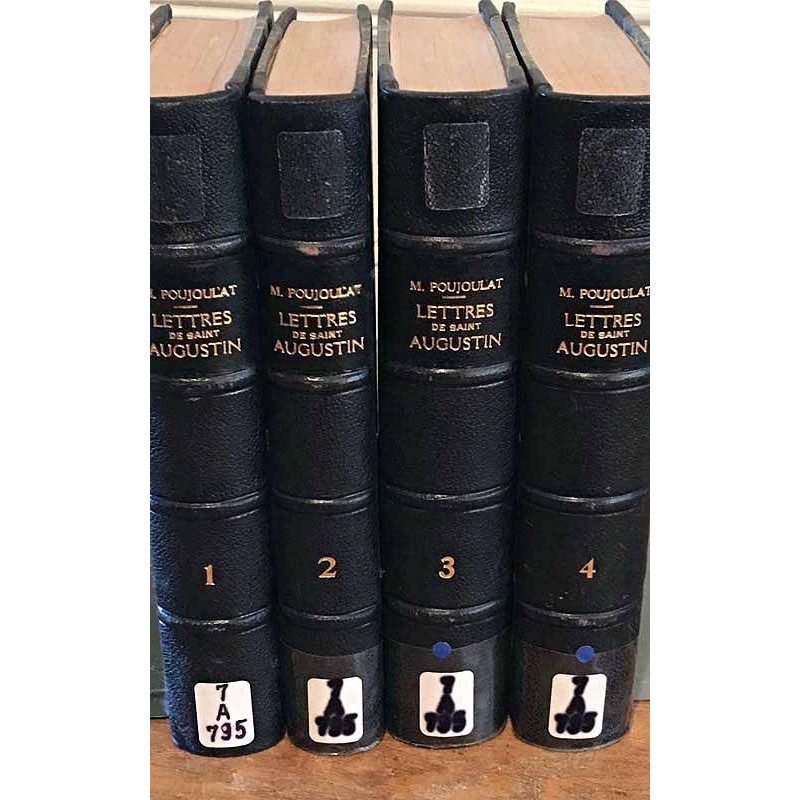 Lettres de Saint Augustin (4 volumes) 