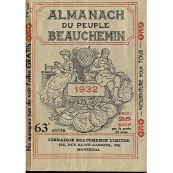 Almanach du Peuple Beauchemin 1932 